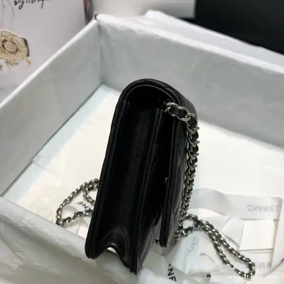 HyperPeter LAMBSKIN CHAIN NEW WALLET CHANEL EDITION 0702